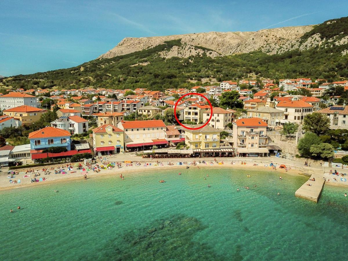 Studio Apartments Cavrak With Terrace Baška Exteriör bild